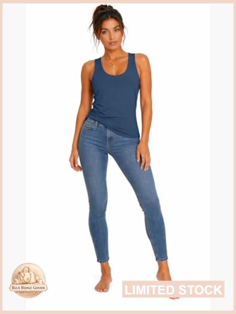 Slim Fit Camisole Top Undershirt Buttery Soft Layering Tank Top Basic Essential - Picture 4 of 6